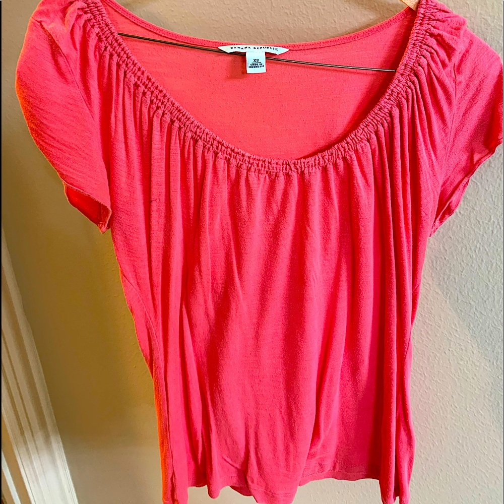 Sleeveless floral dress by Adrianna Papell, banana republic blouse and more